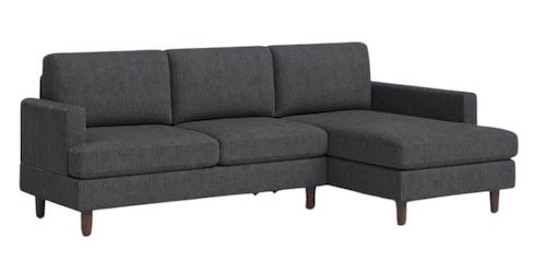 Aristotele+2+-+Piece+Corduroy+Sectional