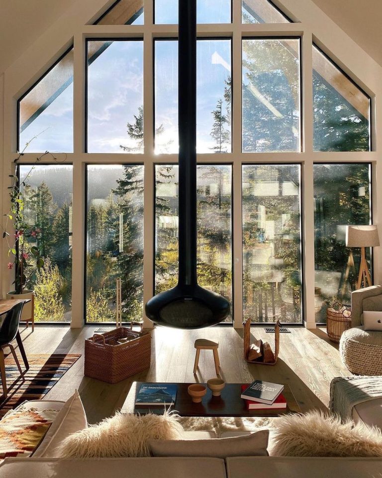 19 Cozy Ski Chalet Living Room Design Ideas