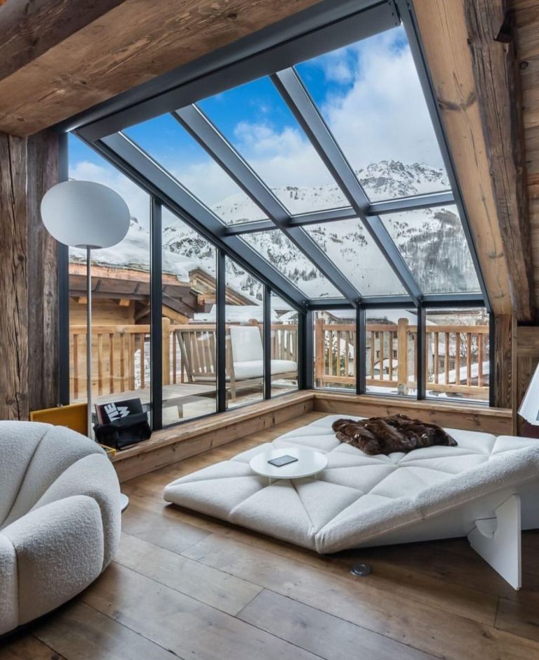 19 Cozy Ski Chalet Living Room Design Ideas