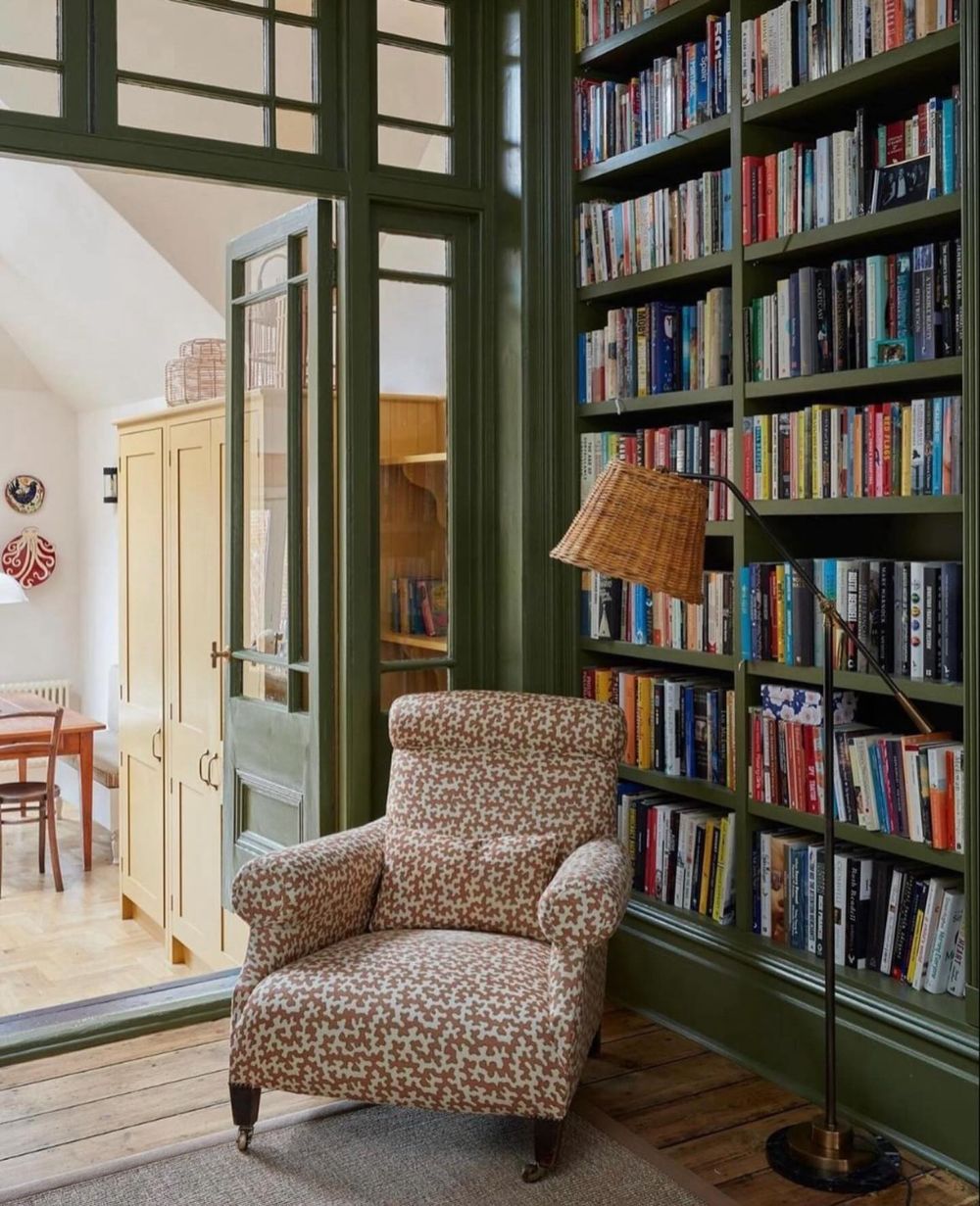 Traditional reading nook design ideas @sarahbrowninteriors