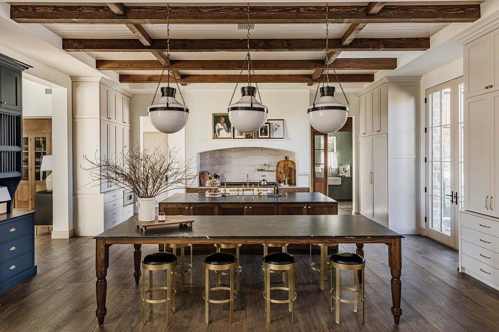 Ceiling beams design modern_nest