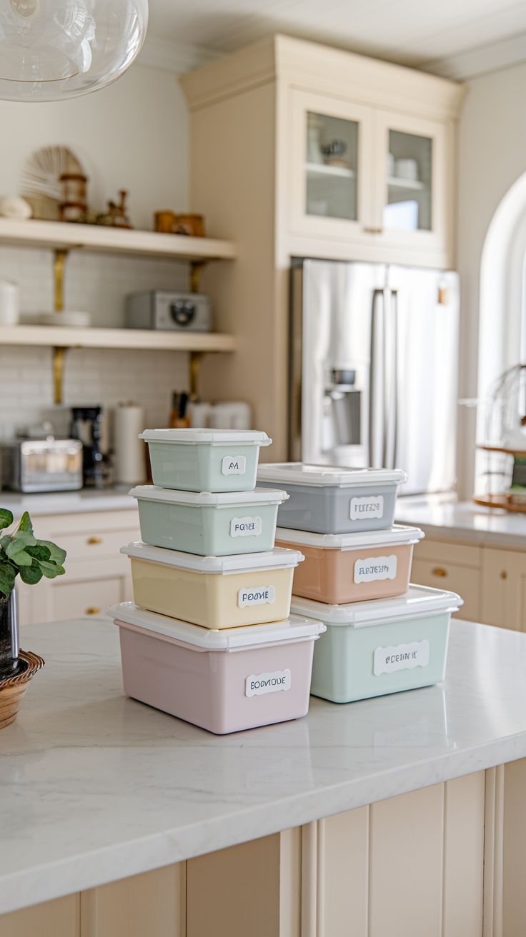 Kitchen Organization Ideas Food Storage Container System