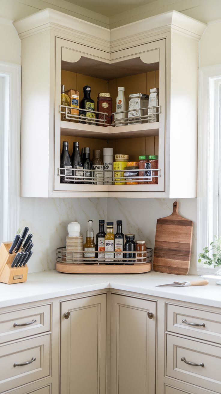 Kitchen Organization Ideas Lazy Susans