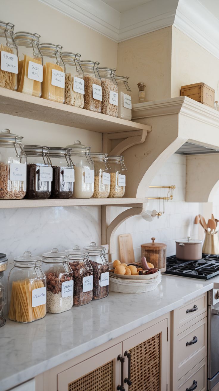 Kitchen Organization Ideas Mason Jar Storage