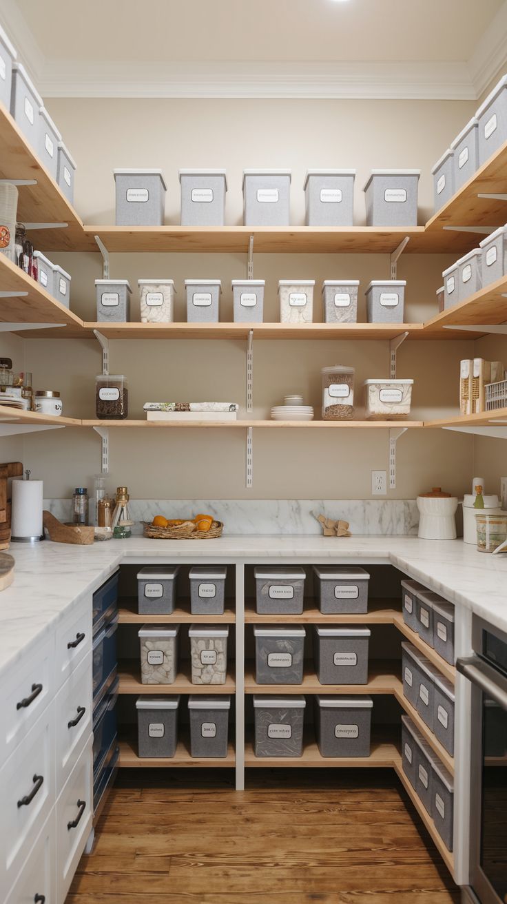 Kitchen Organization Ideas Pantry food Labeling System