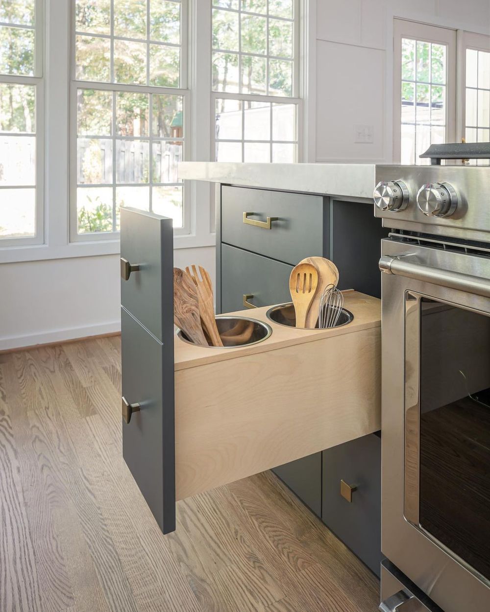 Kitchen Organization drawer for utensils @clearcutandco