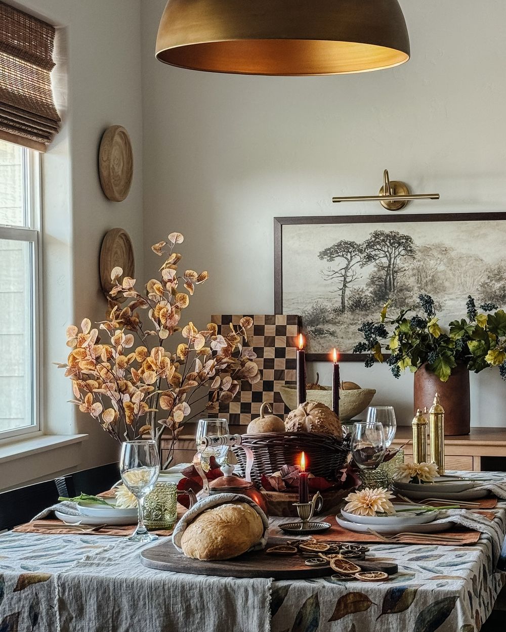 Thanksgiving Dining Room decor ideas theresachristinehome