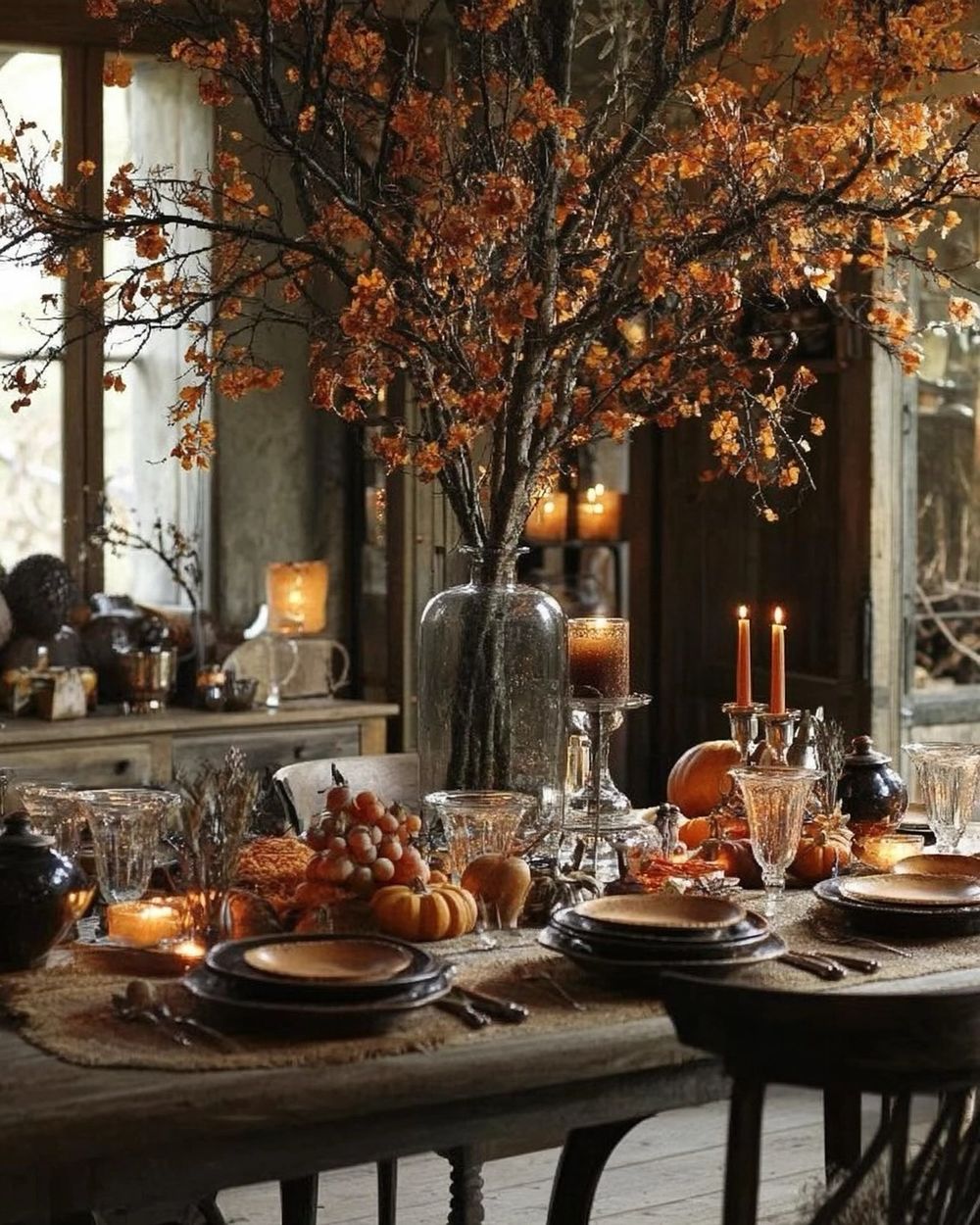 Thanksgiving Dining Room decor ideas vakre_verden