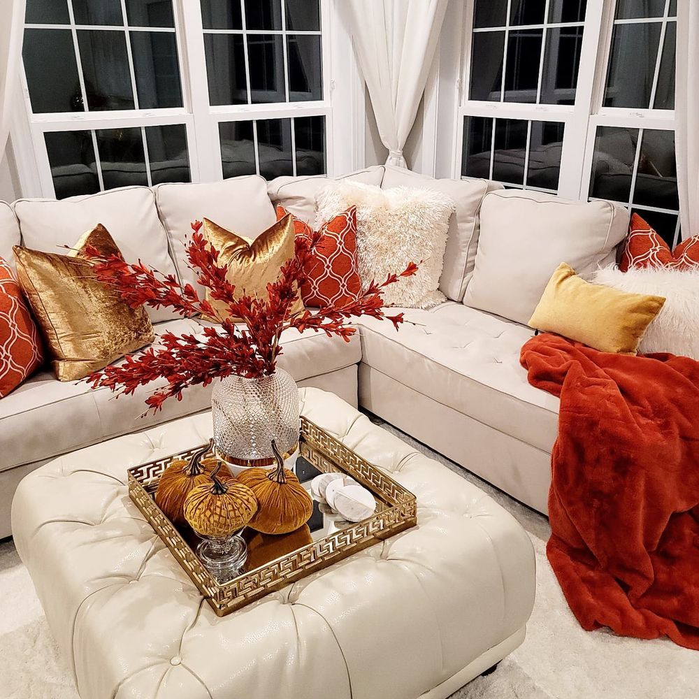 Thanksgiving Living Room Decor Ideas dollhouse_interiors