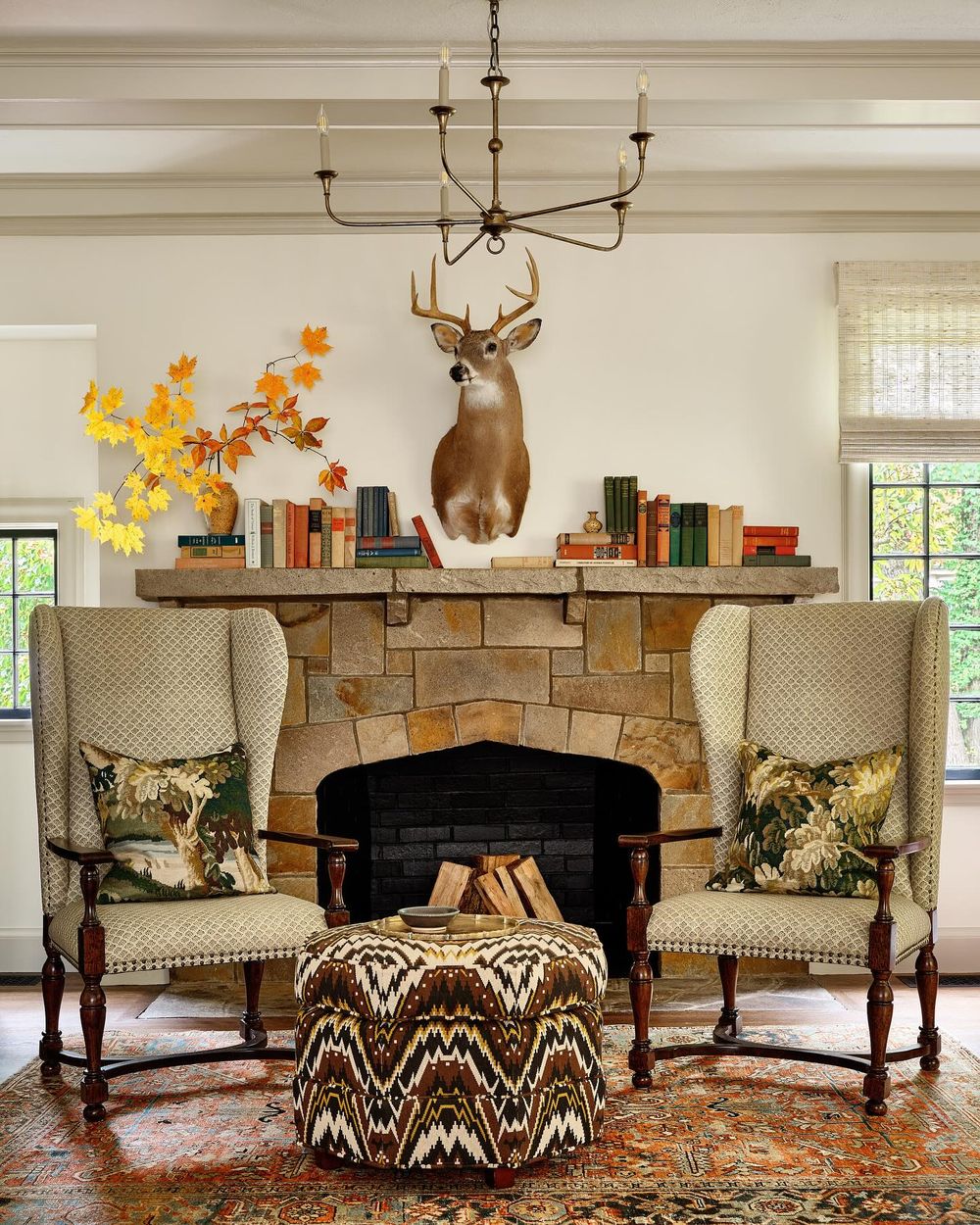 Thanksgiving Living Room Decor Ideas katierosenfeld