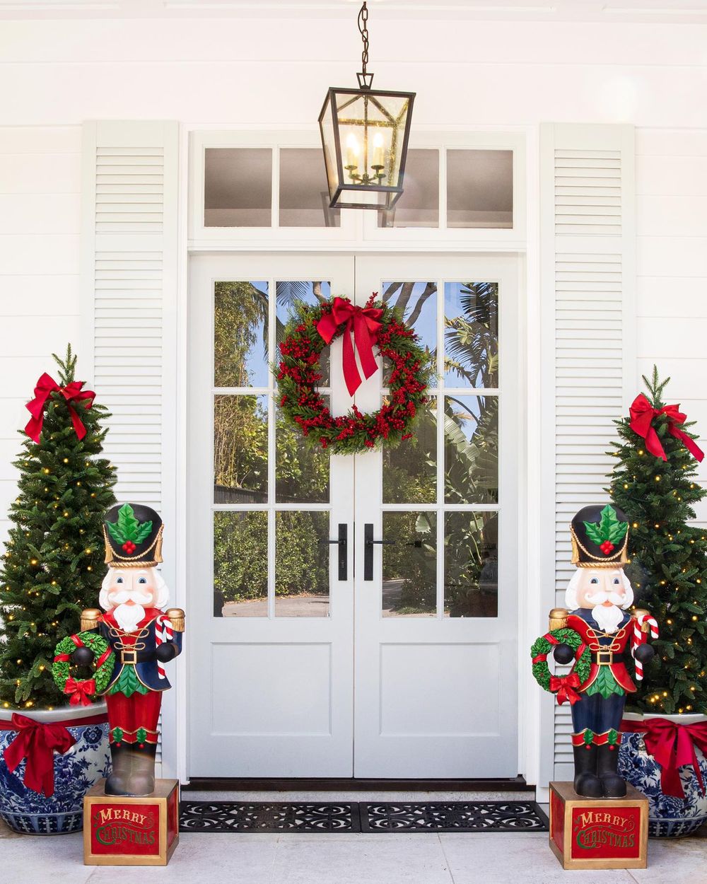 Christmas nutcracker Front Door Decor