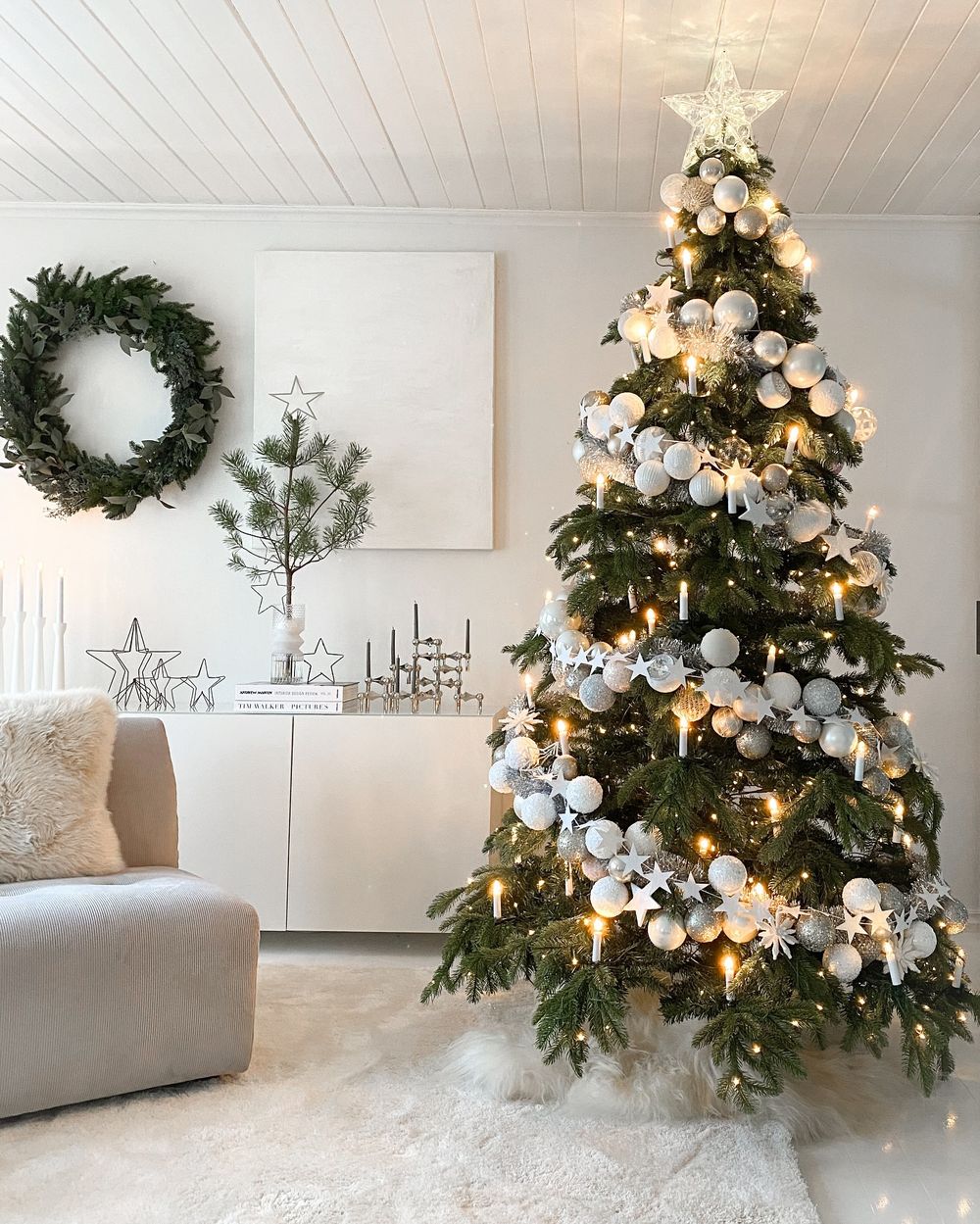 Elegant Christmas Decor Ideas Scandi white ornaments sonja_ols