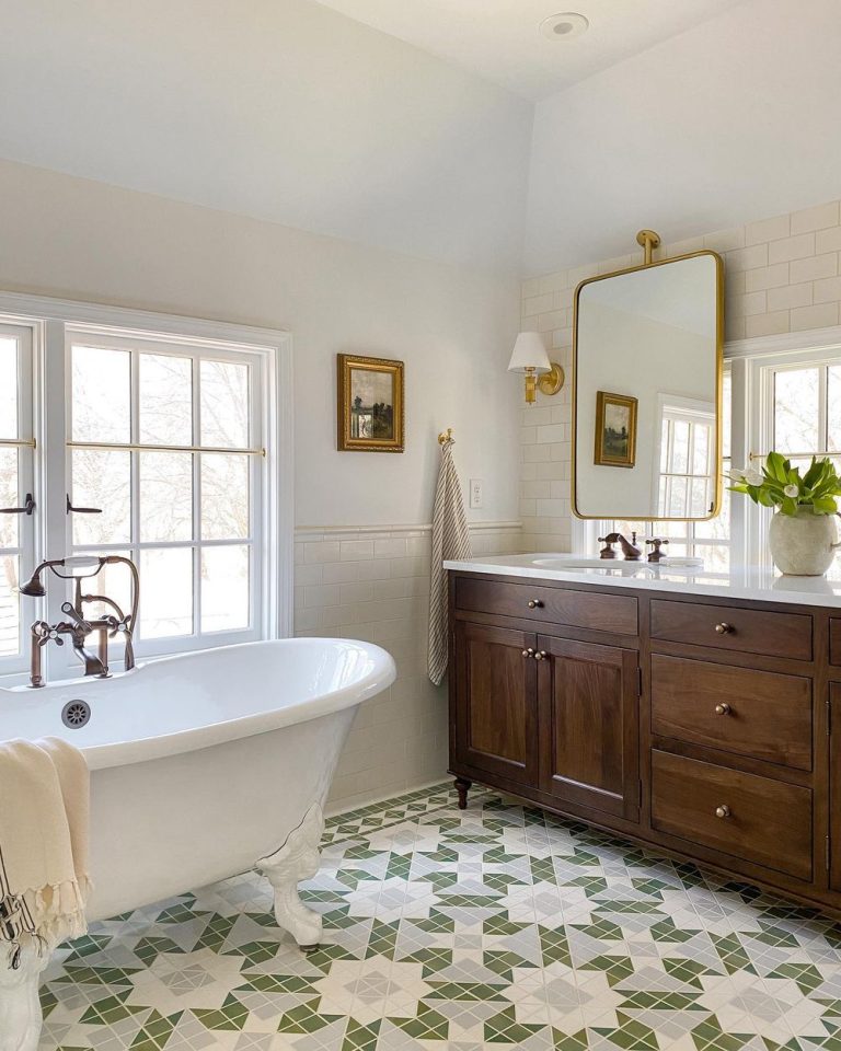 19 Stunning Bathroom Floor Ideas to Step in Style
