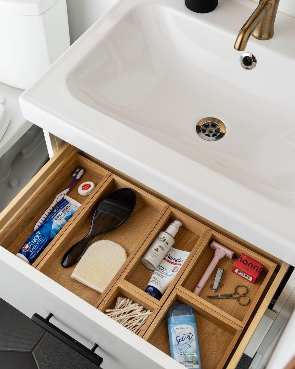 bathroom organization drawer dividers neatmethod