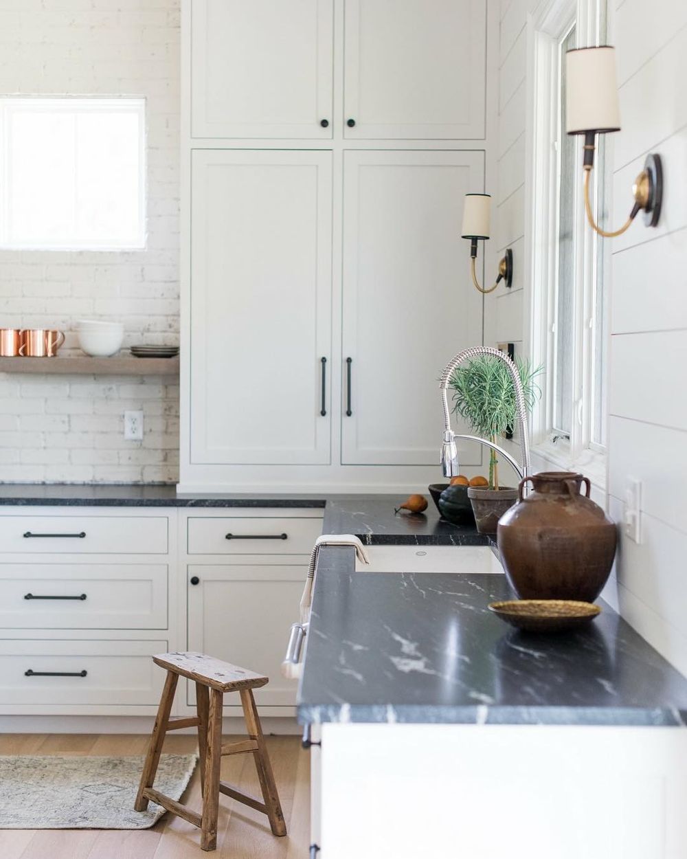 black kitchen countertops marble whittneyparkinson