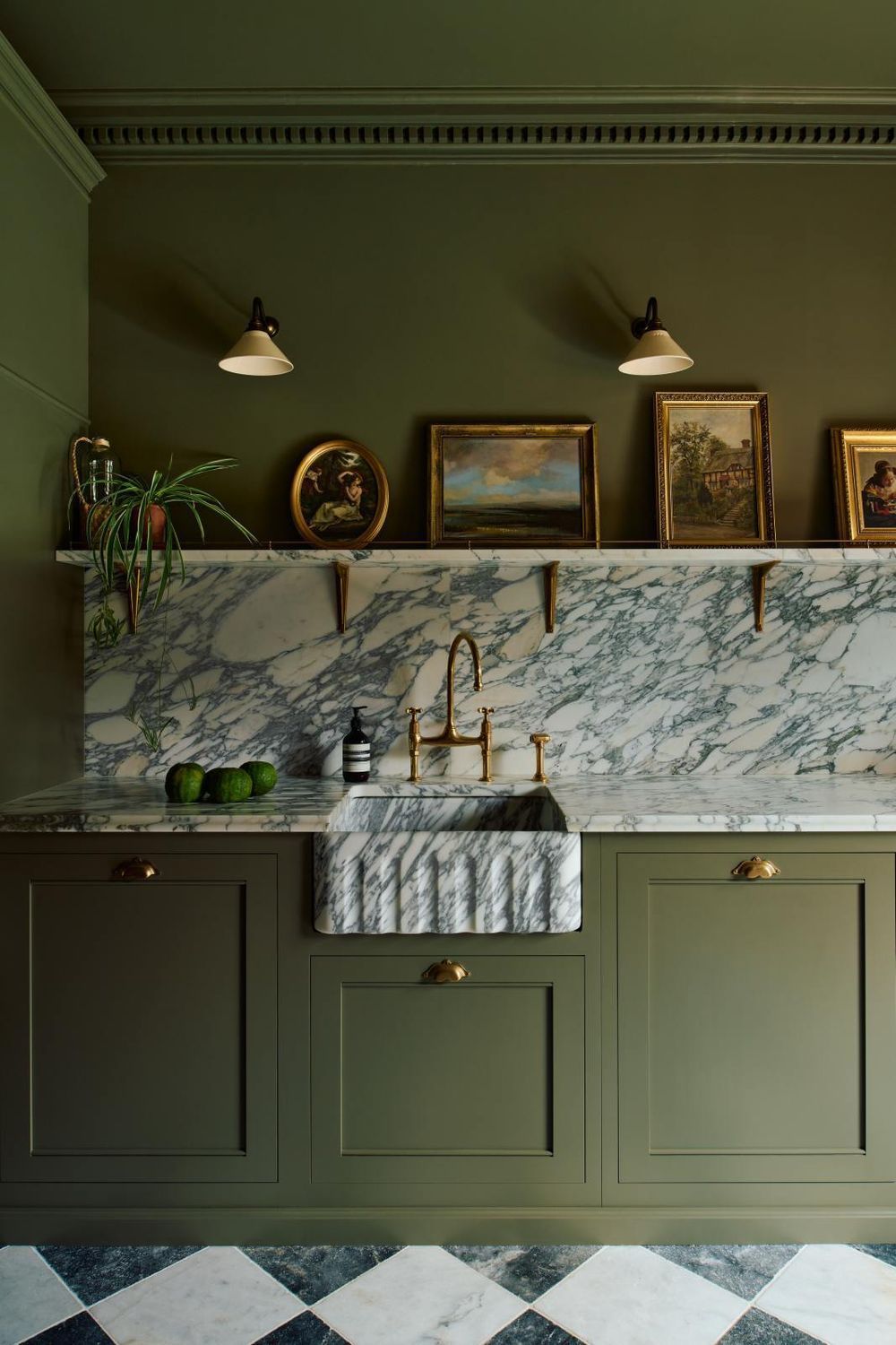 Forest Green kitchen cabinets devolkitchens.jpg