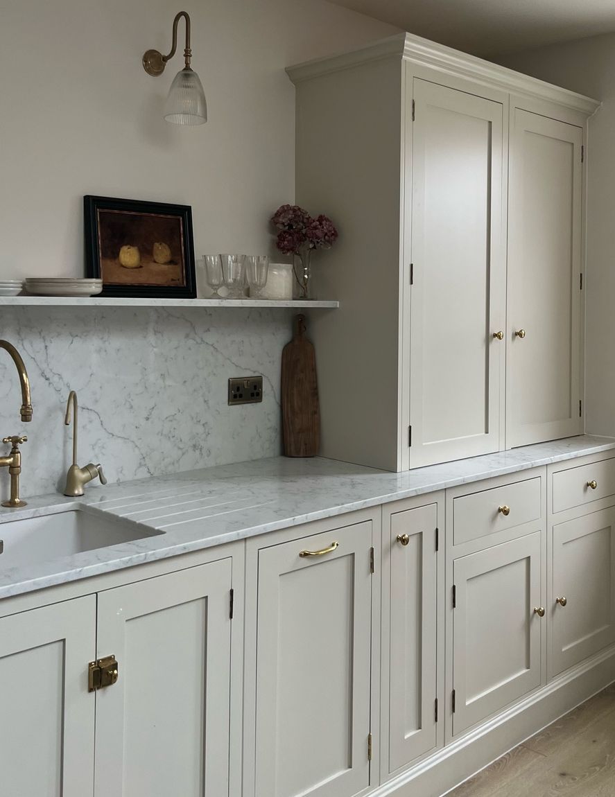 kitchen backsplash ledge marble carrera thislondonedwardian