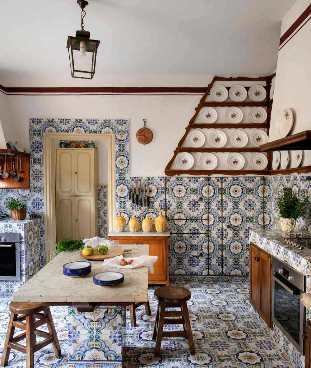 mediterranean kitchens portuguese tile myinsidy