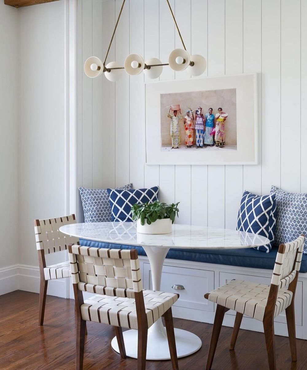 nautical dining room shiplap walls aliciamurphydesign