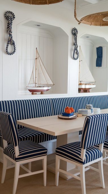 Nautical dining room ideas Sailboat wall decor