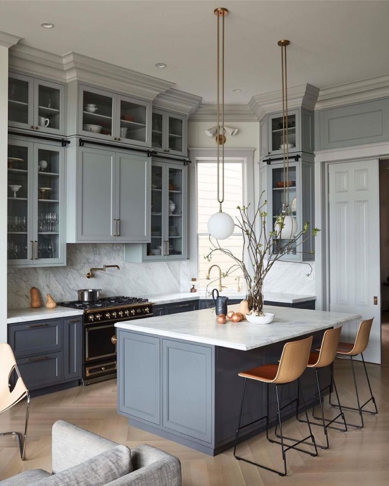 15 Blissful Blue Kitchen Design Ideas for a Calming and Inviting ...