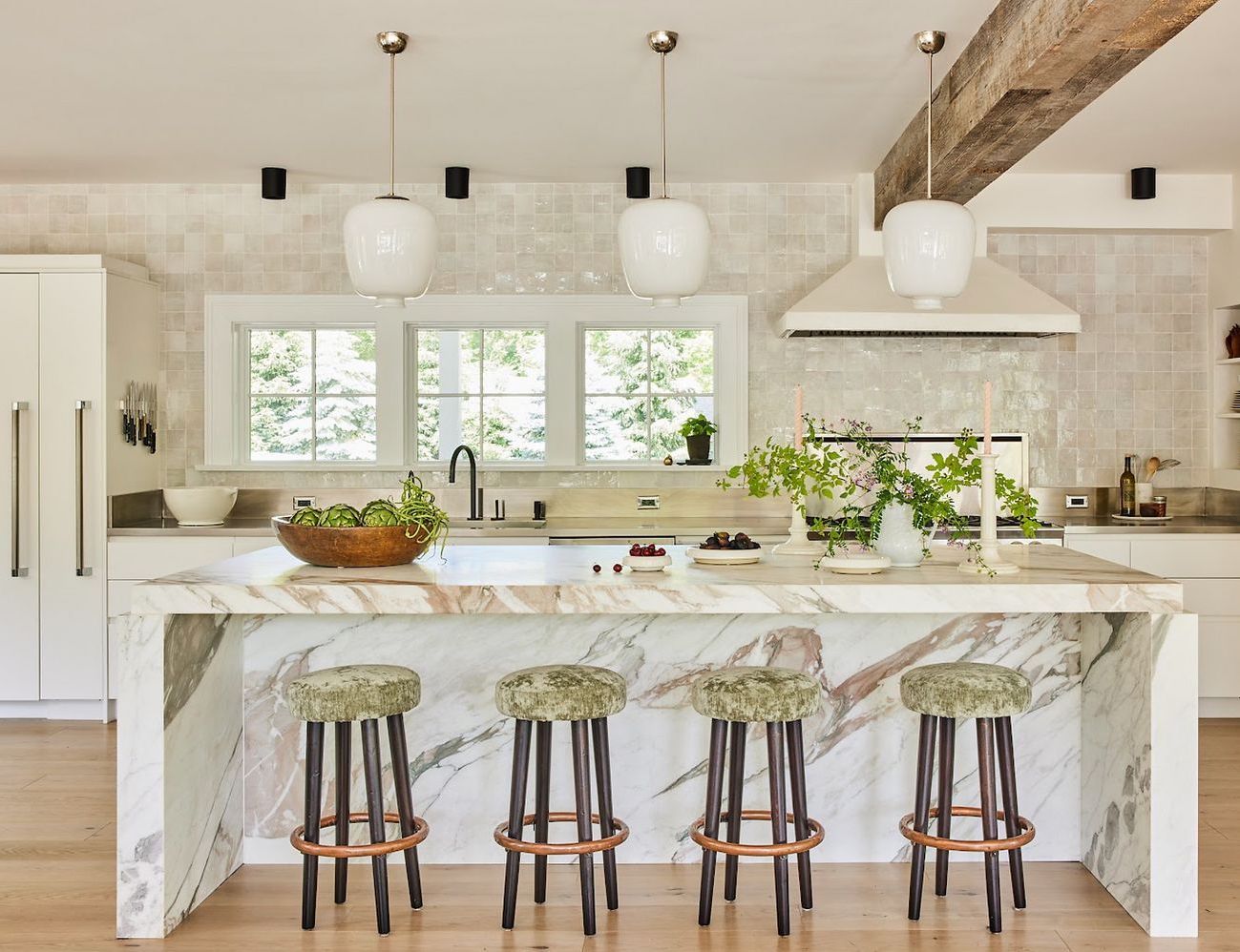 Kitchen island with seating the1818collective