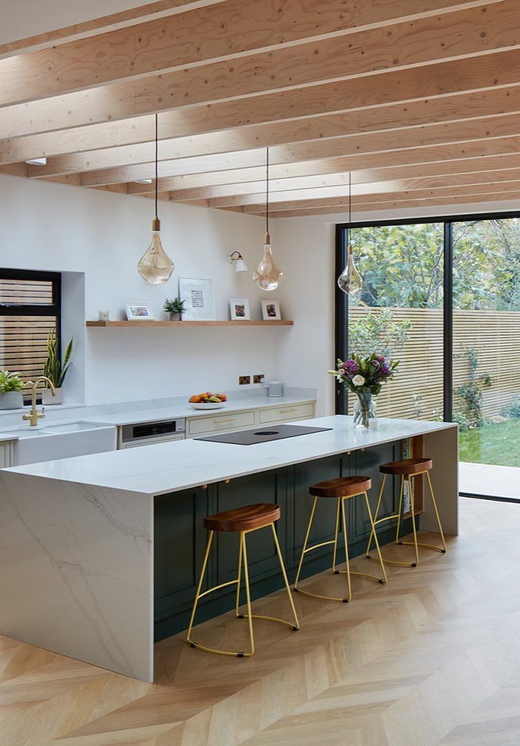 Modern Kitchen island with seating studiowerc