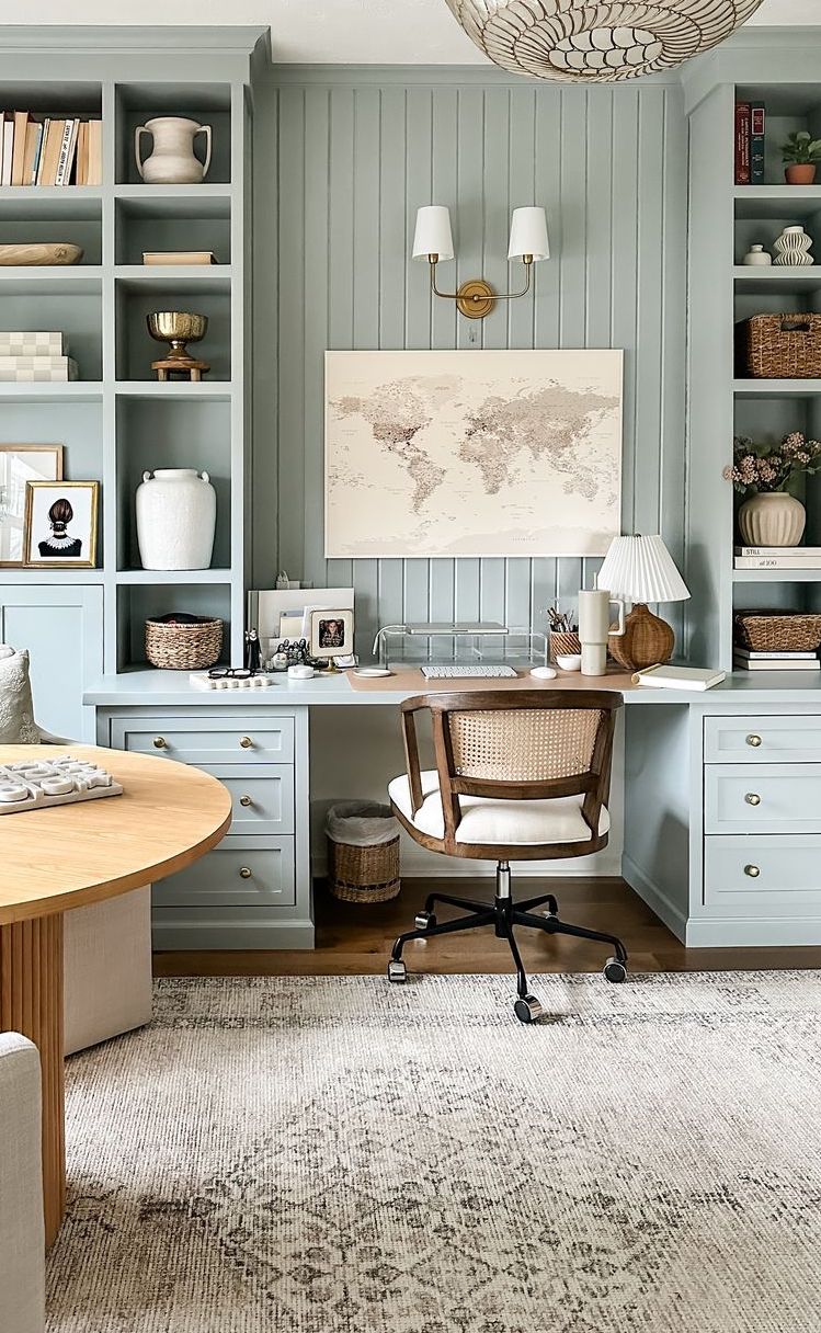 Built in office desk ideas homeonharbor