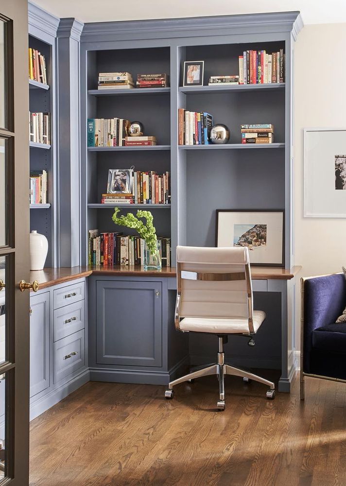 Built in office desk ideas kimscodrointeriors