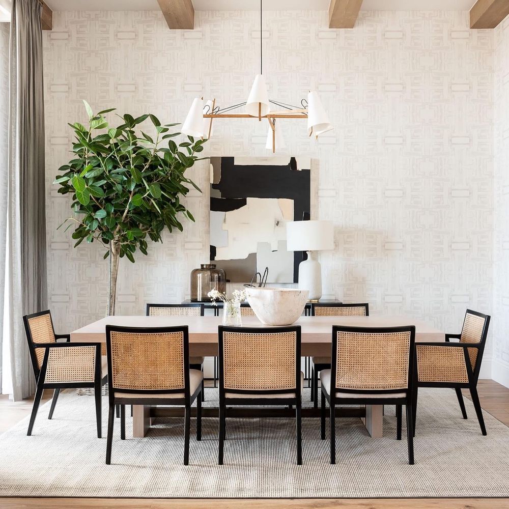 Cane side chairs avakianinteriors