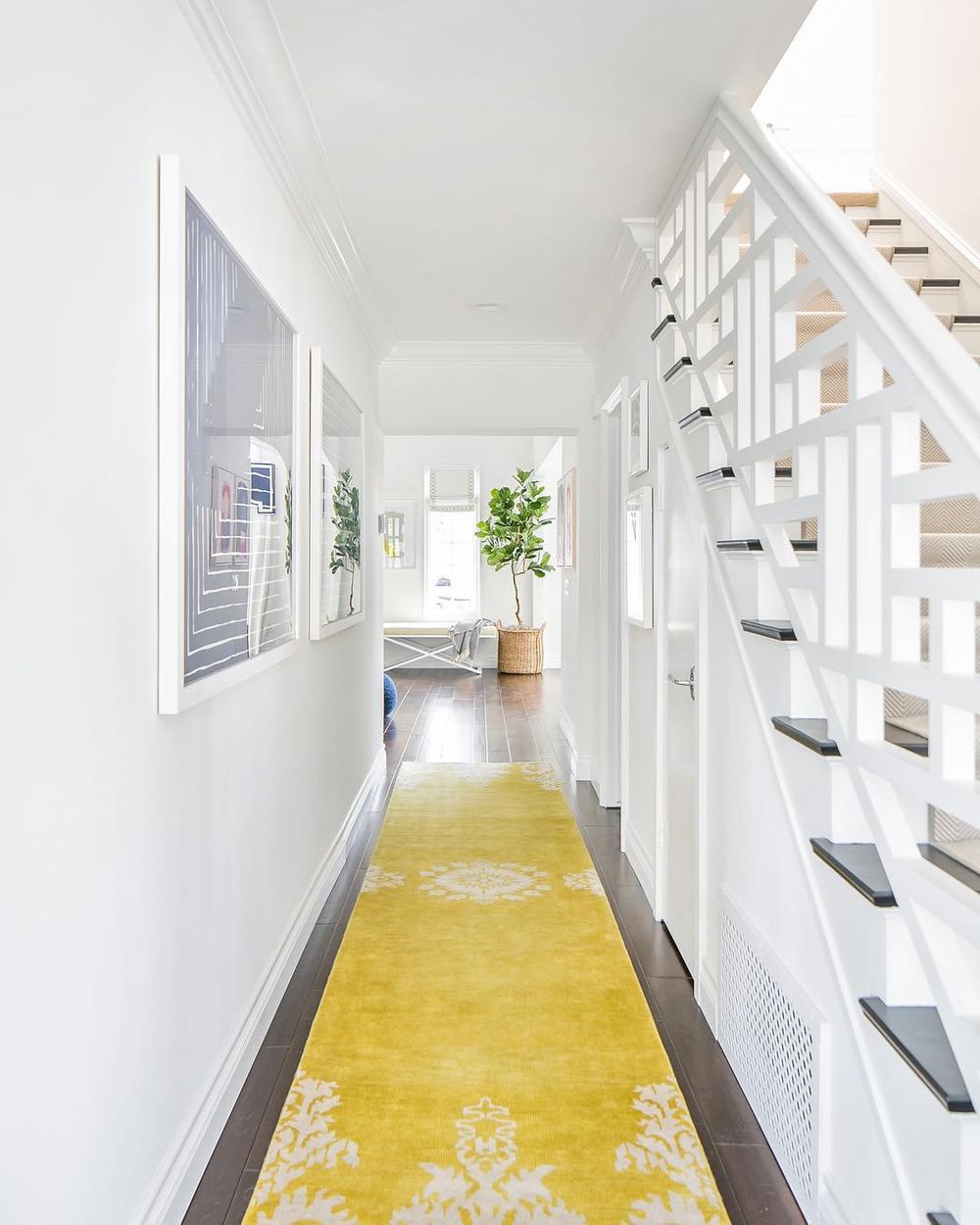 Coastal runner rugs @agk_designstudio