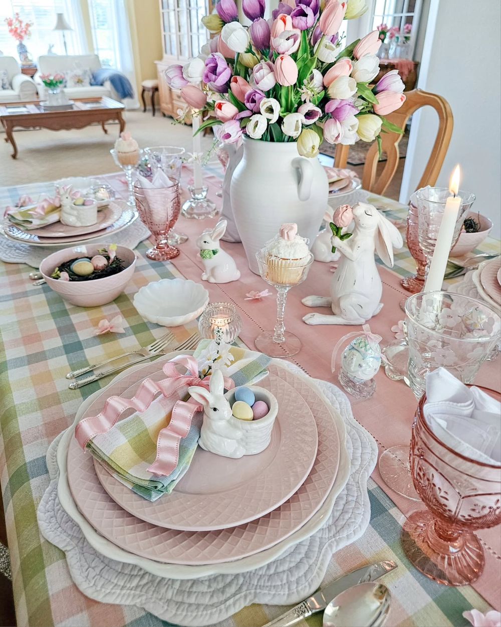 Easter table setting decor gemma.and_.gianni