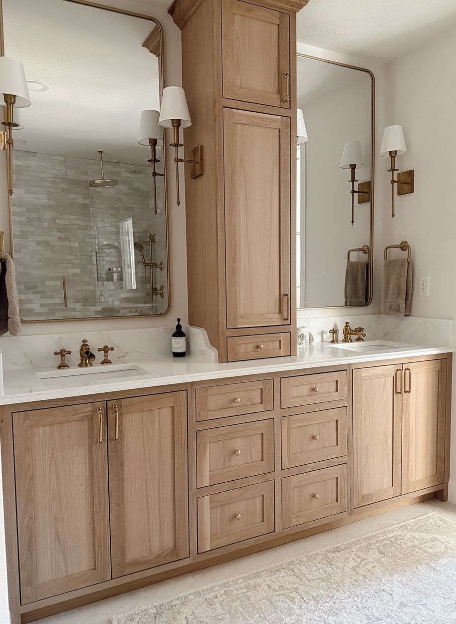 Bathroom storage built in cabinets diariesofmyhome