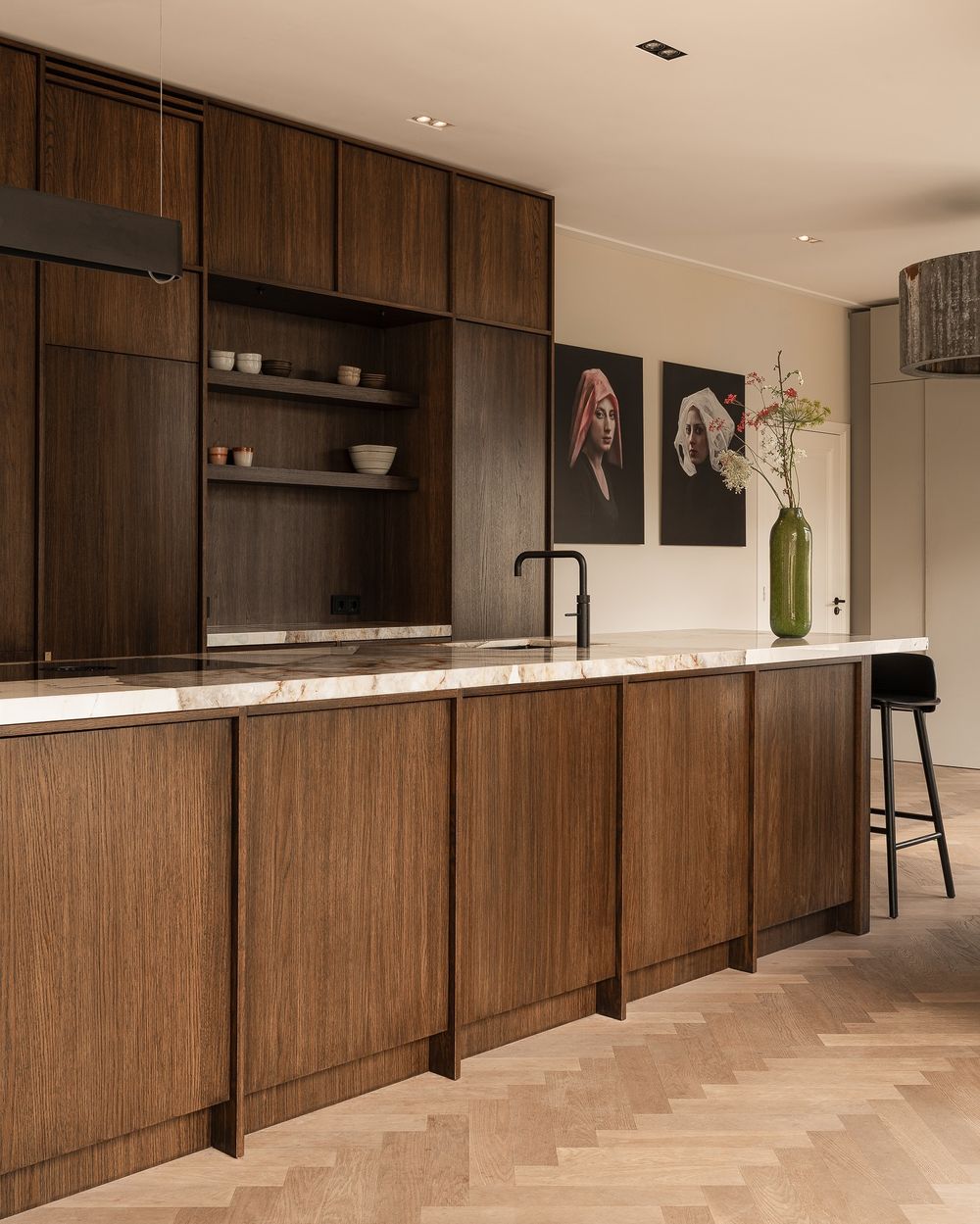 Wood kitchen solid wood cabinets justustjebbo