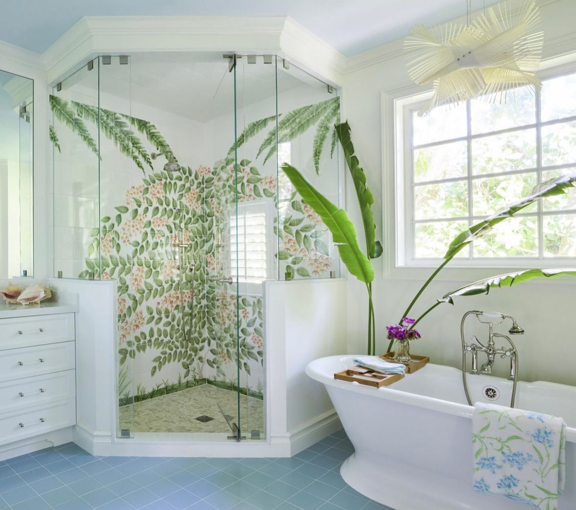 Palm beach bathroom @kemble_interiors
