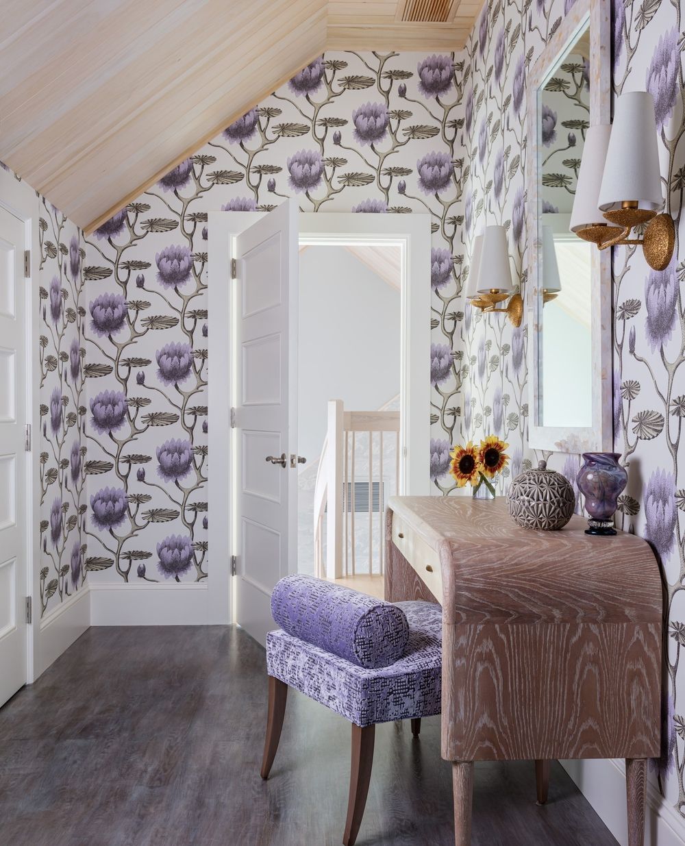 Slanted ceiling ideas makeup vanity nook betsywentz