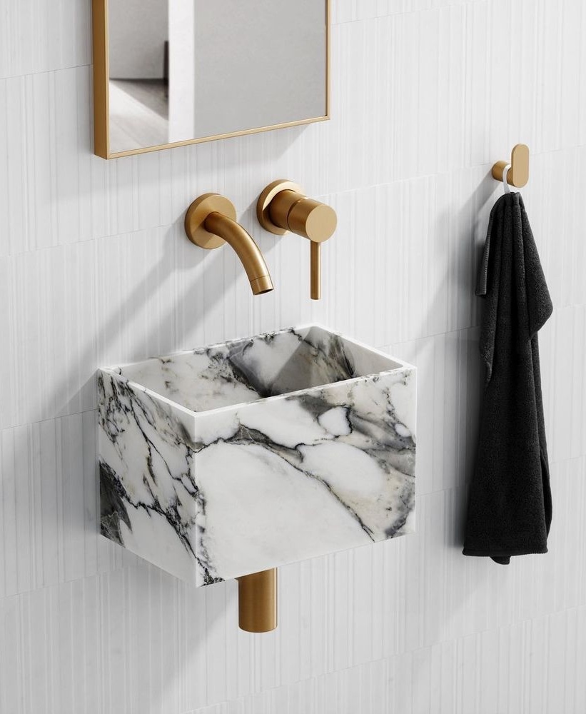Small bathroom decor lussostone