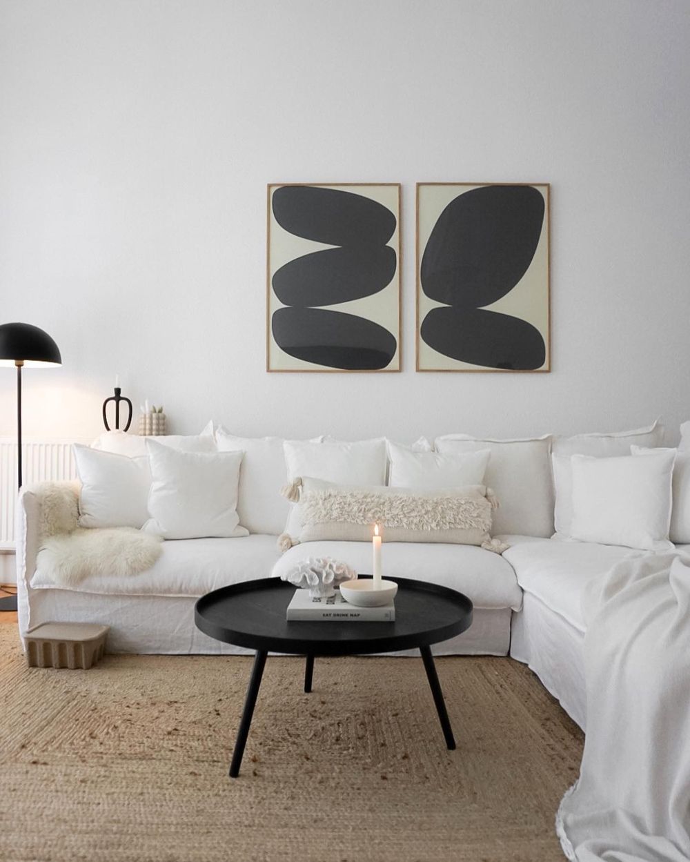 White sofas @papercollective