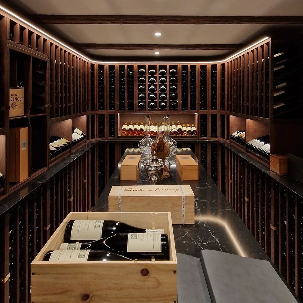 Wine cellar ideas oak wood @rest_thesamuel