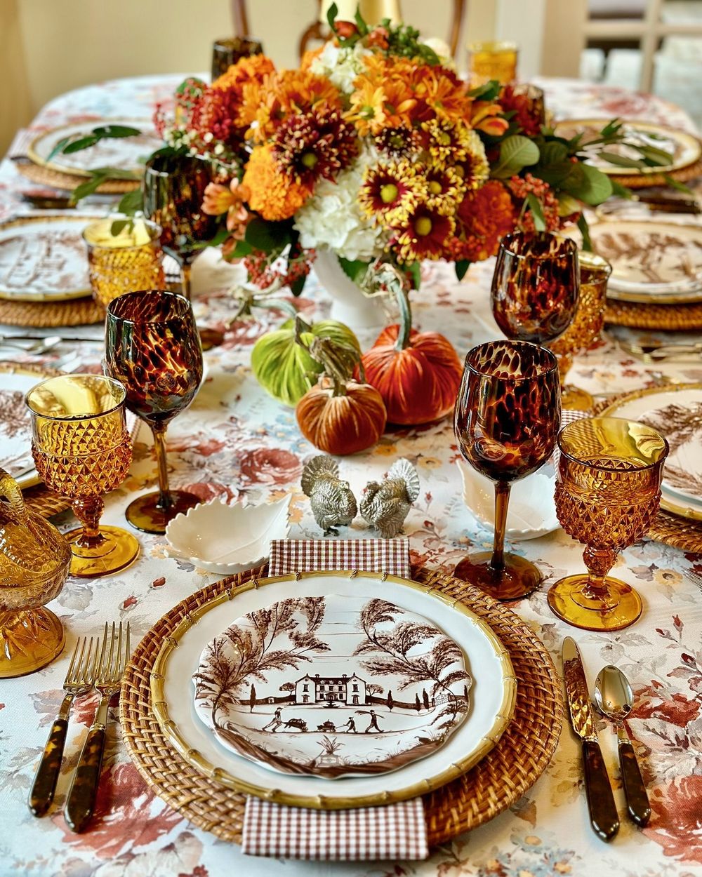 Thanksgiving table setting ideas addictedtochina
