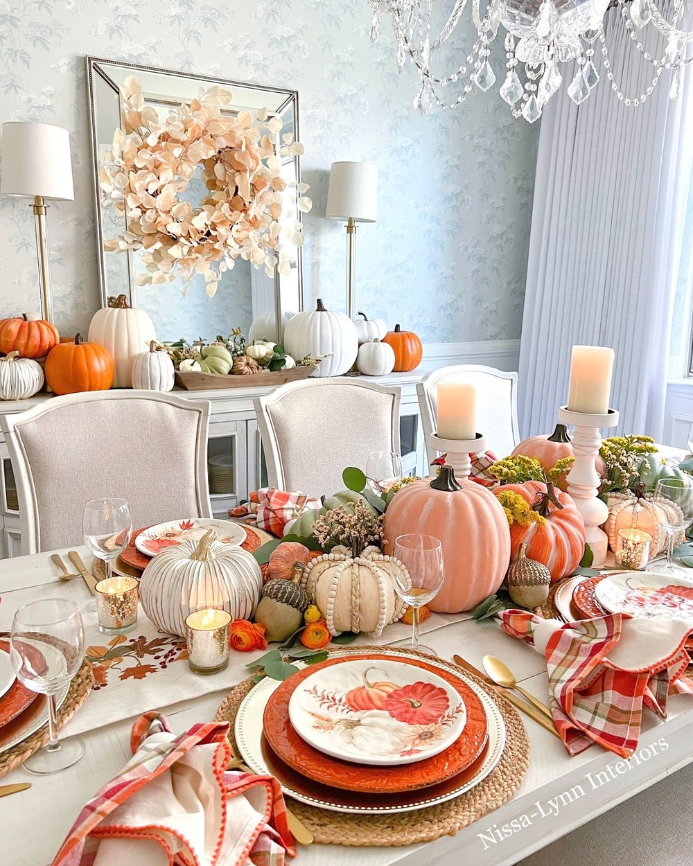 Thanksgiving table setting ideas nissalynninteriors