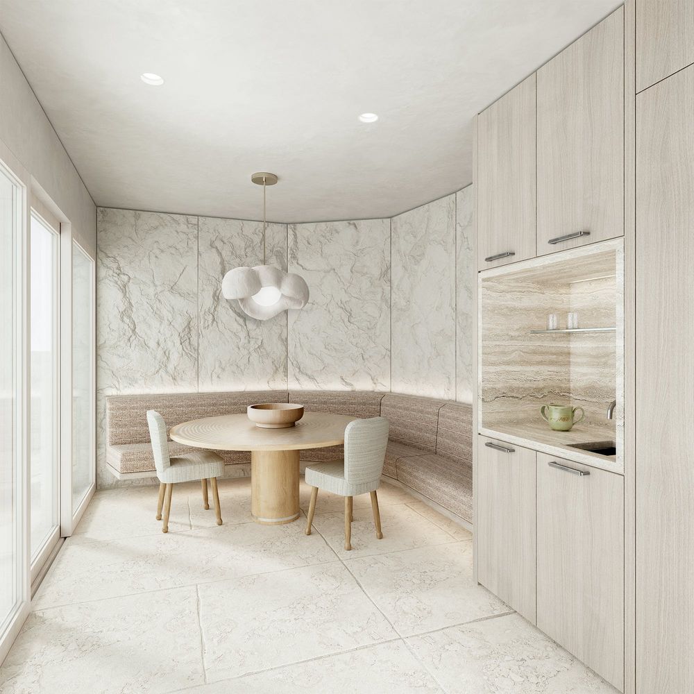 Contemporary breakfast nook grade_newyork