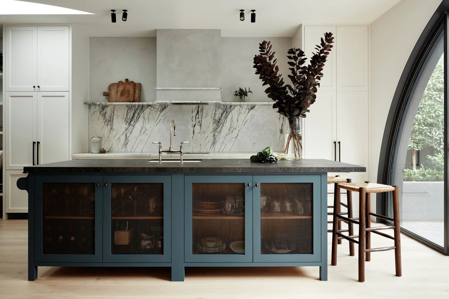 Dark and moody interior design kitchen sophiedavies