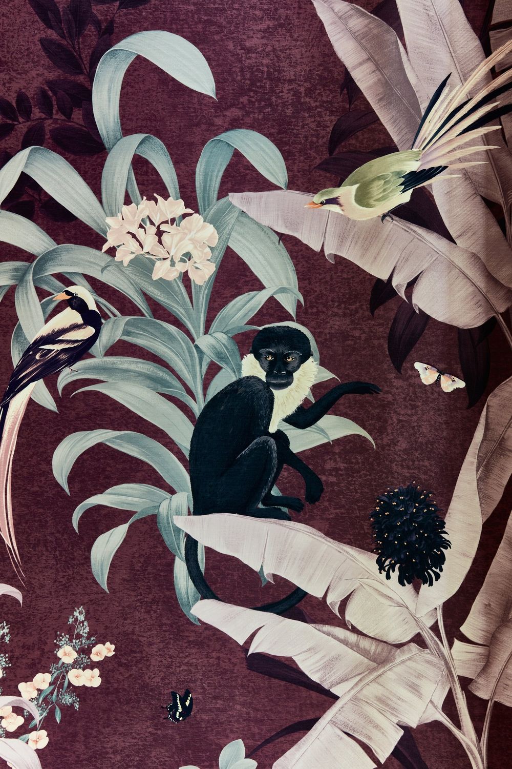 Plum wallpaper laurennelsondesign