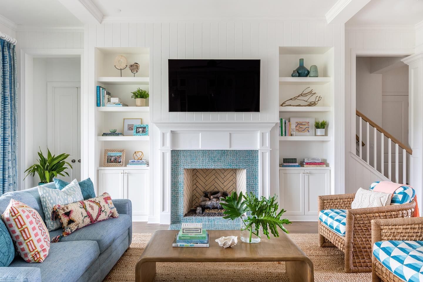 Coastal fireplace design ideas laurenleonardinteriors