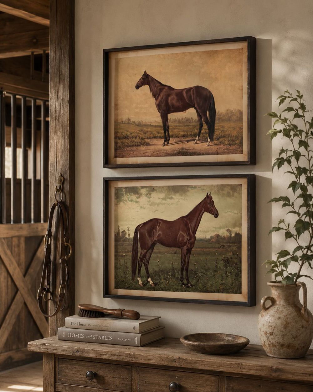 Equestrain home decor horse wall art mossandemberstn