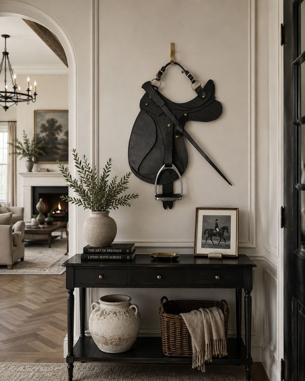 Equestrian decor saddle wall alldesignsequine