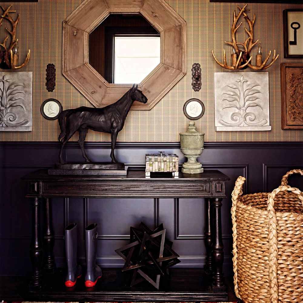 Equestrian entryway horse sculpture the_barngirl