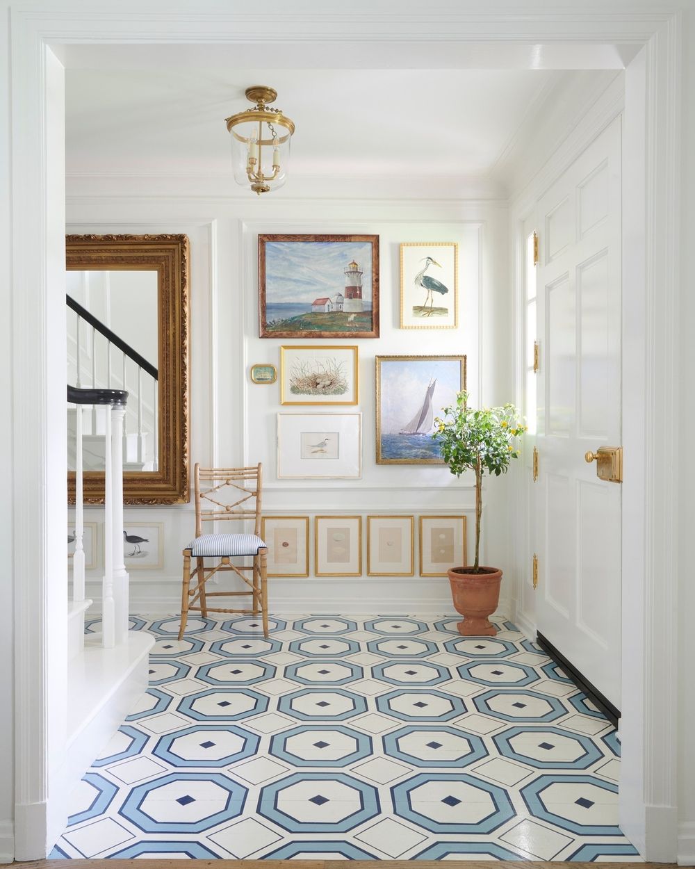 Nautical Entryway @amystudebakerdesign