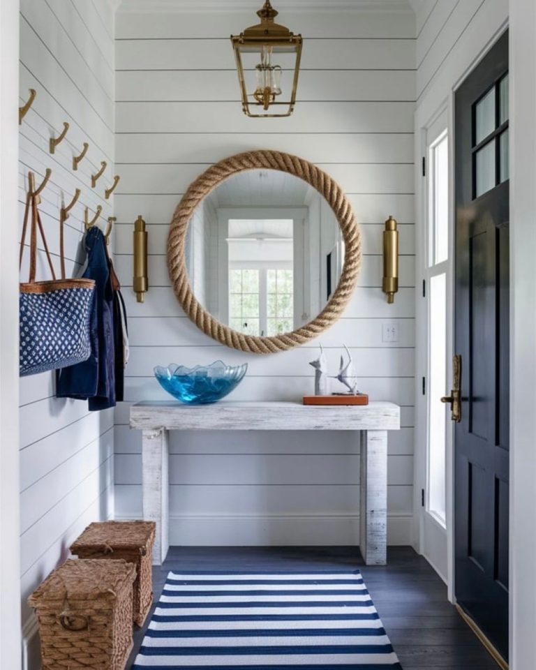 Nautical Entryway design Pinterest